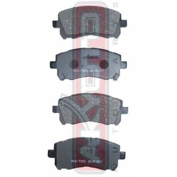 Колодки тормозные дисковые передние <b>ASVA AKD7390</b>-1