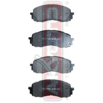 Колодки тормозные дисковые передние <b>ASVA AKD7493</b>-1