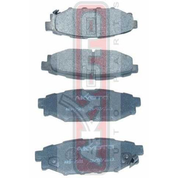 Колодки тормозные дисковые задние <b>ASVA AKD7501</b>-1