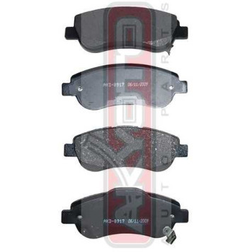 Колодки тормозные дисковые передние <b>ASVA AKD8917</b>-1