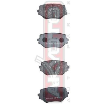 Колодки тормозные дисковые передние <b>ASVA AKD9382</b>-1