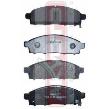Колодки тормозные дисковые передние <b>ASVA AKDA284</b>-1
