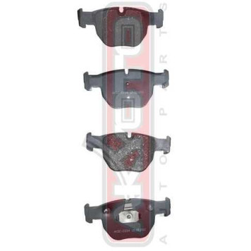 Колодки тормозные дисковые передние керамические <b>ASVA AKDC0334</b>-1