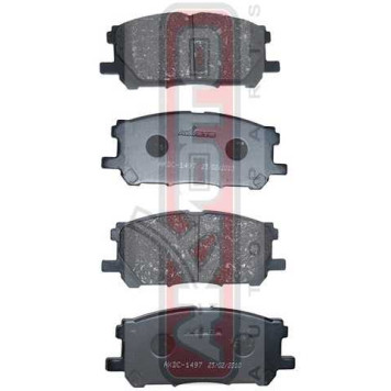 Колодки тормозные дисковые передние керамические <b>ASVA AKDC1497</b>-1