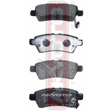 Колодки тормозные дисковые задние <b>ASVA AKDEB325</b>-1