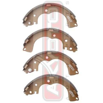 Колодки тормозные барабанные задние <b>ASVA AKS05201</b>-1