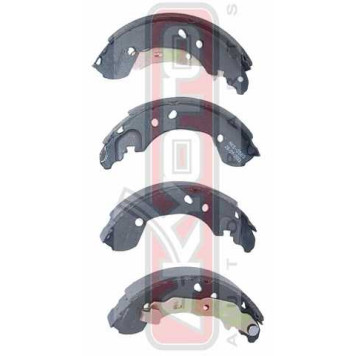 Колодки тормозные барабанные задние <b>ASVA AKS0583</b>-1