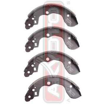 Колодки тормозные барабанные задние <b>ASVA AKS07201</b>-1