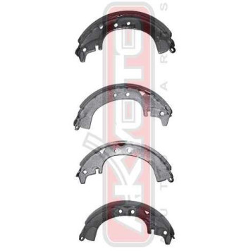 Колодки тормозные барабанные задние <b>ASVA AKS2002</b>-1