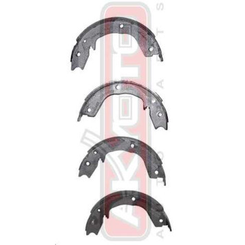 Колодки тормозные барабанные задние <b>ASVA AKS2004</b>-1
