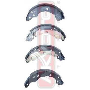 Колодки тормозные барабанные задние <b>ASVA AKS2014</b>-1