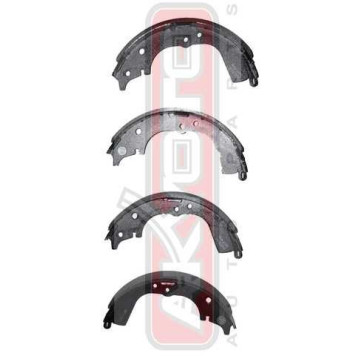 Колодки тормозные барабанные задние <b>ASVA AKS2330</b>-1