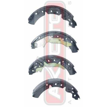 Колодки тормозные барабанные задние <b>ASVA AKS2354</b>-1