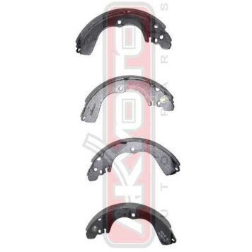 Колодки тормозные барабанные задние <b>ASVA AKS6723</b>-1