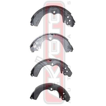 Колодки тормозные барабанные задние <b>ASVA AKS7747</b>-1