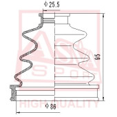 Пыльник шрус O/B [12] <b>ASVA ASBT139</b>