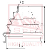 Пыльник шрус O/B [12] <b>ASVA ASBT148</b>