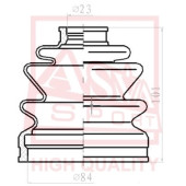 Пыльник шрус O/B (23x85x98) комплект [12] <b>ASVA ASBT2126</b>