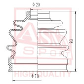 Пыльник шруса [12] <b>ASVA ASBT26</b>
