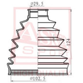 Пыльник шрус [12] <b>ASVA ASBT504</b>