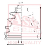 Пыльник шруса [12] <b>ASVA ASBT92</b>