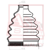 Пыльник шрус OB (25x86x120) комплект 12 <b>ASVA ASBTB61</b>