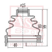 Пыльник шрус IB 12 <b>ASVA ASBTINGSV4</b>