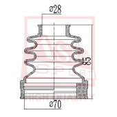 Пыльник шрус IB 12 <b>ASVA ASBTINN16E</b>