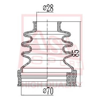 Пыльник шрус IB 12 <b>ASVA ASBTINN16E</b>