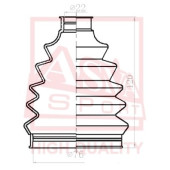 Пыльник шрус O/B (22.5x77x119) комплект [12] <b>ASVA ASBTNT</b>