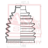 Пыльник шрус OB (27x90x115) комплект 12 <b>ASVA ASBTRAV3</b>