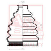 Пыльник шрус O/B [12] <b>ASVA ASBTXE70</b>