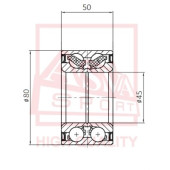 Подшипник ступичный <b>ASVA DAC45800050</b>