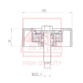 Ролик обводной <b>ASVA FDBP008</b>