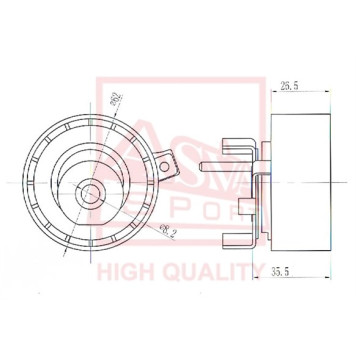 Ролик <b>ASVA FDBP009</b>