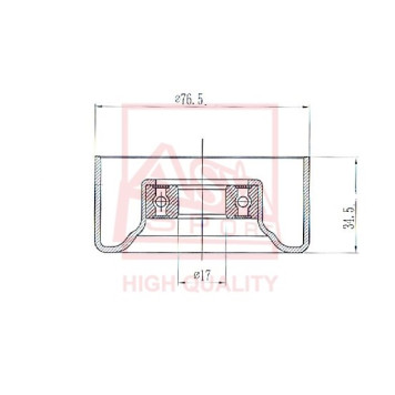 Ролик натяжной <b>ASVA HNBP006</b>