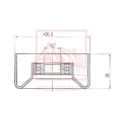 Ролик <b>ASVA HNBP014</b>