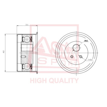 Ролик натяжной <b>ASVA MTBP007</b>