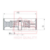 Ролик натяжной <b>ASVA MTBP014</b>