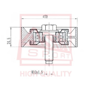 Ролик <b>ASVA MTBP016</b>
