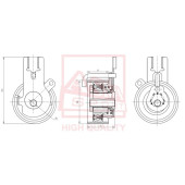 Ролик натяжной <b>ASVA MZBP003</b>