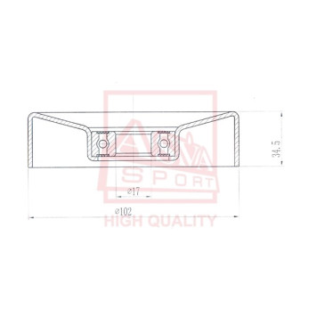 Ролик <b>ASVA NSBP016</b>