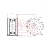 Ролик натяжной <b>ASVA RNBP004</b>
