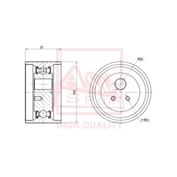 Ролик натяжной <b>ASVA RNBP004</b>