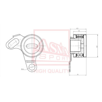Ролик натяжной <b>ASVA TYBP001</b>