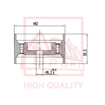 Ролик <b>ASVA TYBP008</b>