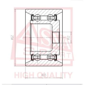 Ролик натяжной <b>ASVA TYBP009</b>