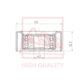 Ролик натяжной <b>ASVA TYBP028</b>