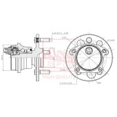 Ступица [12] <b>ASVA TYWHIPS10R</b>