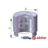 Поршень, тормозной суппорт <b>AUTOFREN SEINSA D025360</b>